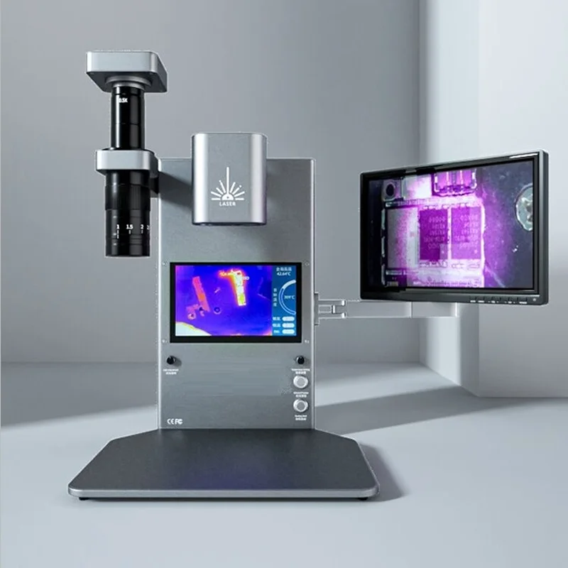 Интеллектуальный тепловизор-инфракрасный анализатор Паяльная станция BGA Встроенный лазерный нагрев и пайка IR777 2 в 1
Интеллектуальный тепловизор-инфракрасный анализатор Паяльная станция BGA Встроенный лазерный нагрев и пайка IR777 2 в 1