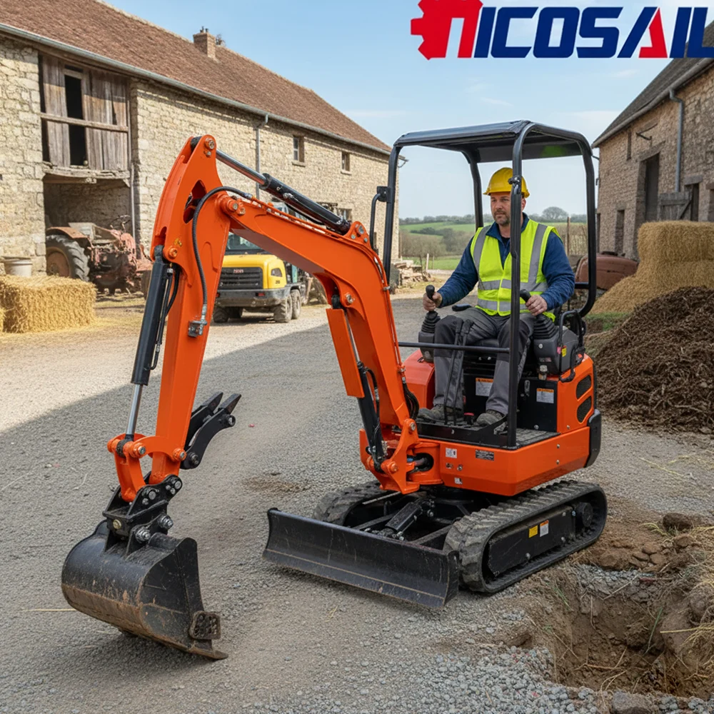 Custom Mini Excavator 1.2 Ton Euro 5 CE Compact Hydraulic Digger for Construction Garden and Farm Tasks
Custom Mini Excavator 1.2 Ton Euro 5 CE Compact Hydraulic Digger for Construction Garden and Farm Tasks