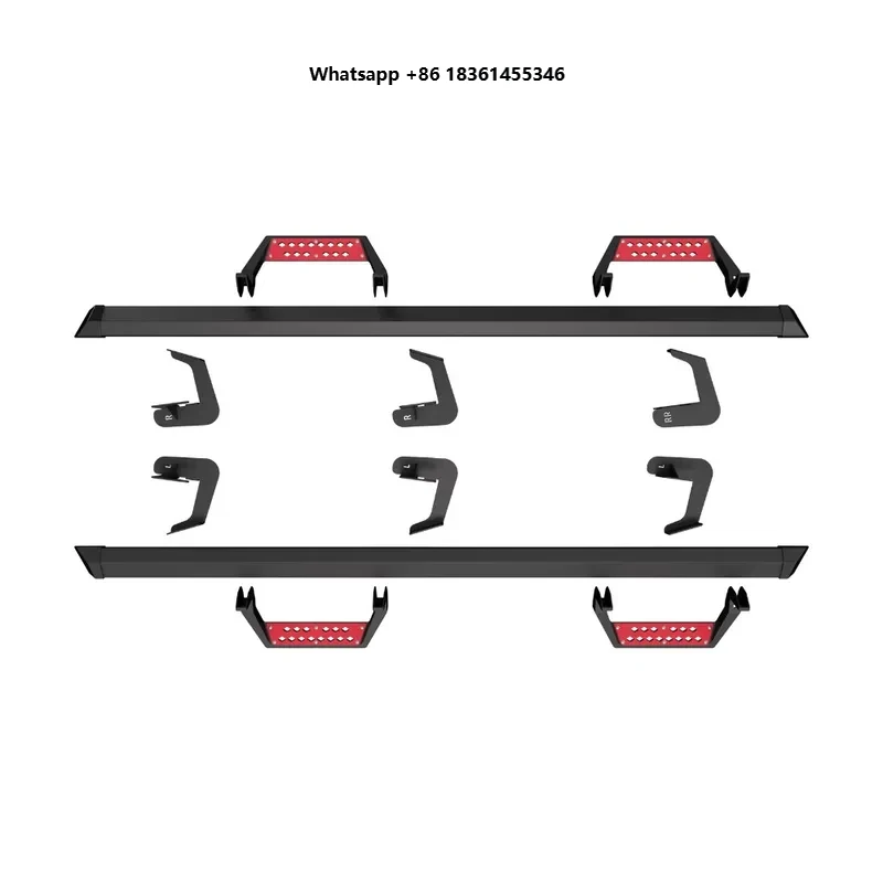 Aluminum Sports Running Boards Side Steps No Drilling Installation Red
Aluminum Sports Running Boards Side Steps No Drilling Installation Red