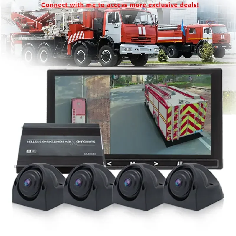 MCY 360 Degree Car Parking Assist Top View 3D Bird Eye Camera Surround View Monitoring System For Fire Truck
MCY 360 Degree Car Parking Assist Top View 3D Bird Eye Camera Surround View Monitoring System For Fire Truck
