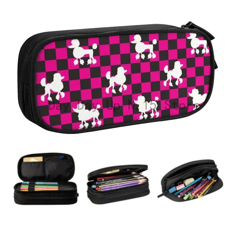Retro Poodles Korean Pencil Cases Boy Girl Large Storage Cute Poodle Dog Pencil Pouch Students Stationery
Retro Poodles Korean Pencil Cases Boy Girl Large Storage Cute Poodle Dog Pencil Pouch Students Stationery