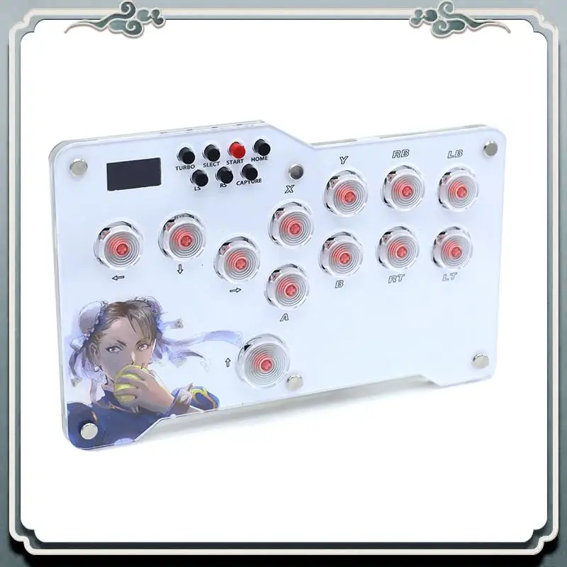 Mini Hitbox Fight Stick LED Mini Hitbox Controller Parts Accessories For PC PS4/PS3/Switch Arcade Joystick Fight Box
Mini Hitbox Fight Stick LED Mini Hitbox Controller Parts Accessories For PC PS4/PS3/Switch Arcade Joystick Fight Box