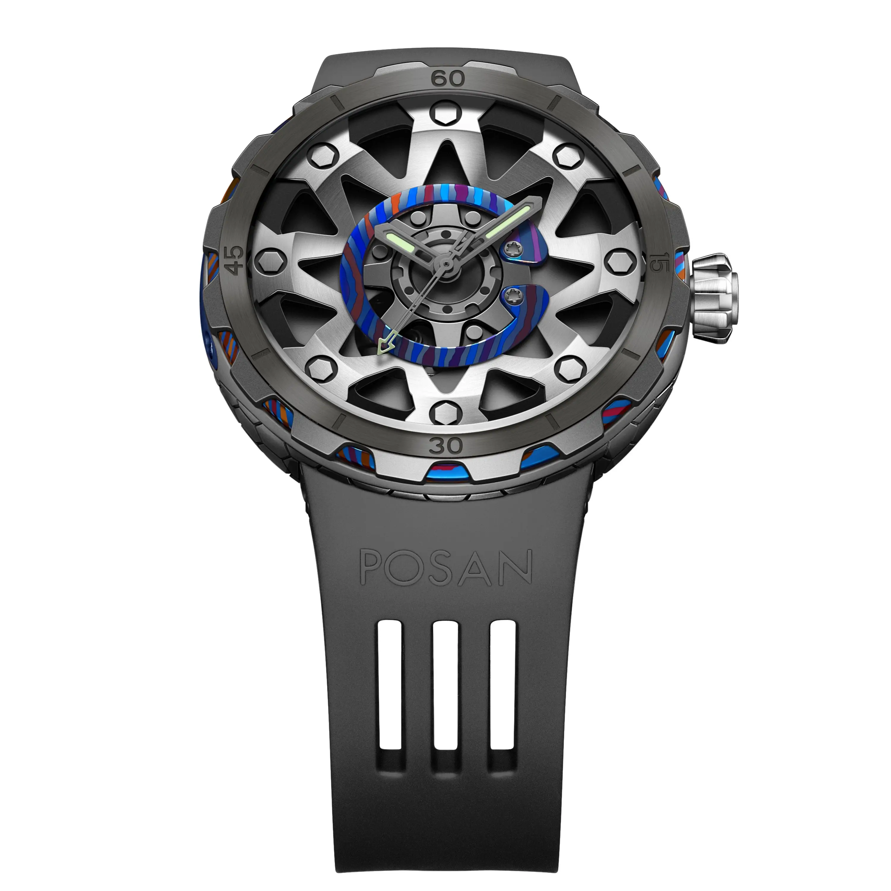 Fashion Wholesale Custom Men Tourbillon Movement Damascus Titanium Automatic Diver Mechanical Watches For Men
Fashion Wholesale Custom Men Tourbillon Movement Damascus Titanium Automatic Diver Mechanical Watches For Men