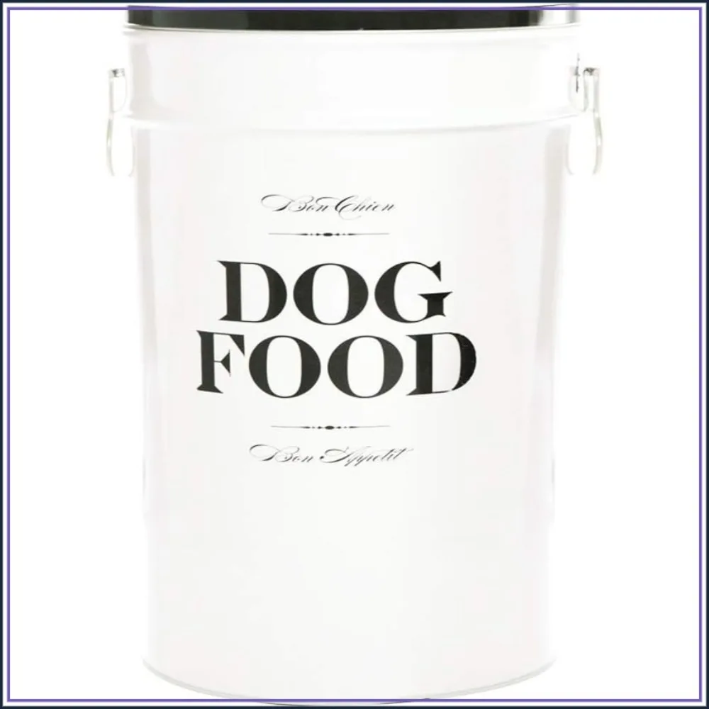 11 Gallon Airtight Stainless Steel Dog Food Storage Canister – Large Pet Kibble Container with Easy-Open Lid, White
11 Gallon Airtight Stainless Steel Dog Food Storage Canister – Large Pet Kibble Container with Easy-Open Lid, White