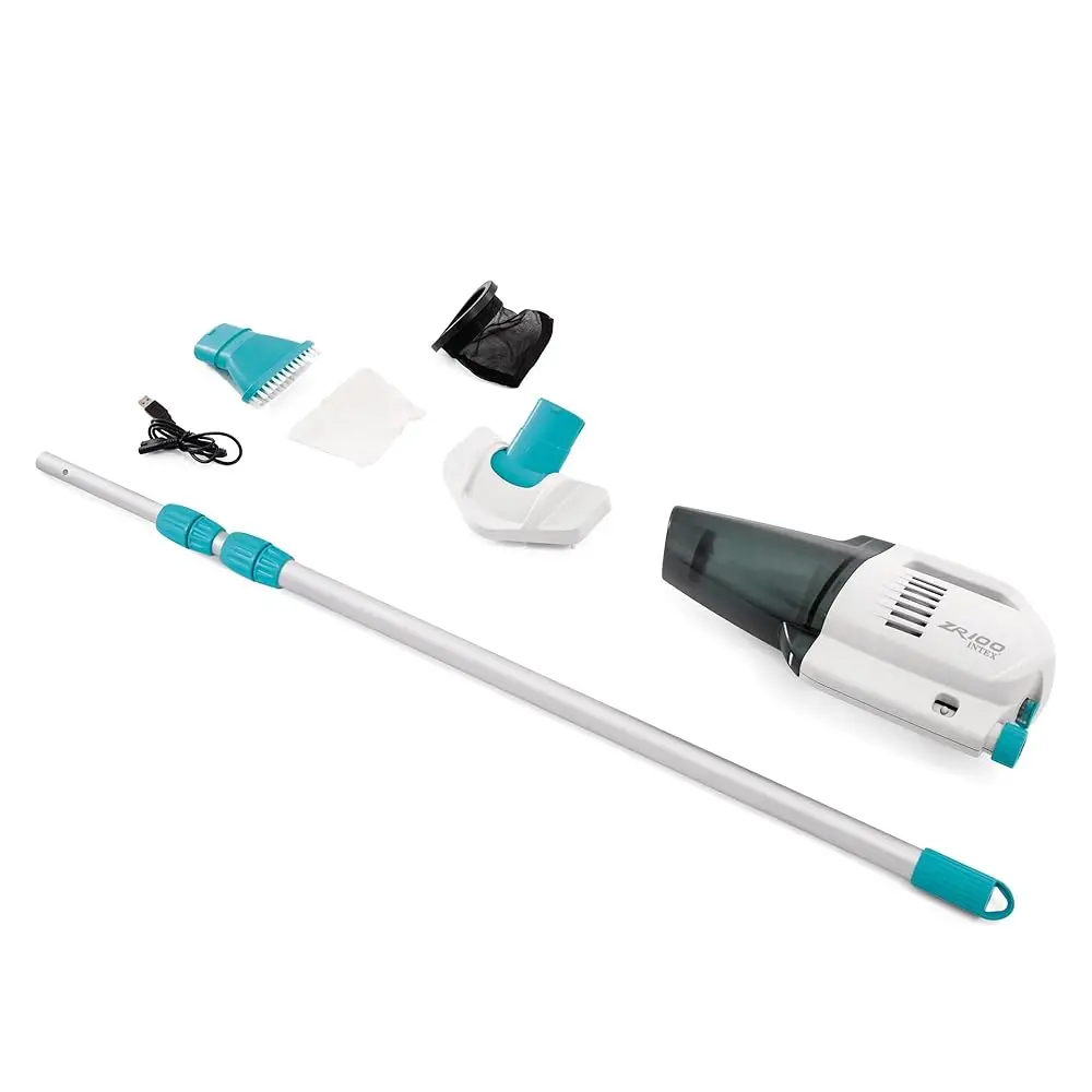 12 Gallon/45 Liters Pool And Spa Vacuum Zr100 Suitable For Use With All Purespas, Above Ground Pools And In-Ground Pools
12 Gallon/45 Liters Pool And Spa Vacuum Zr100 Suitable For Use With All Purespas, Above Ground Pools And In-Ground Pools