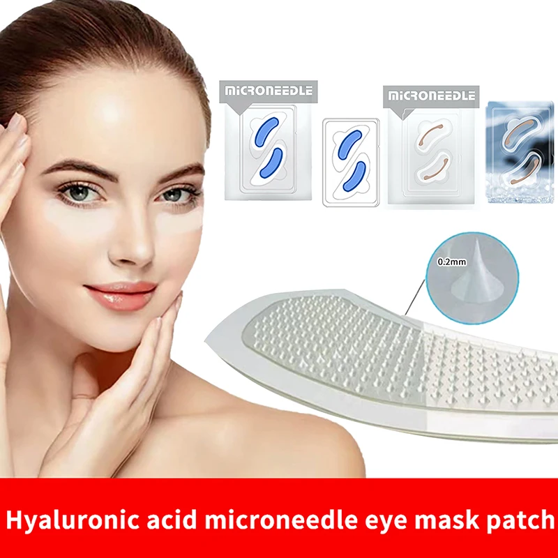 1 пара микроигольчатых патчей-масок для глаз с гиалуроновой кислотой, длина игл 0,2 мм, гелевые подушечки под глаза для борьбы с признаками старения и устранения темных кругов
1 пара микроигольчатых патчей-масок для глаз с гиалуроновой кислотой, длина игл 0,2 мм, гелевые подушечки под глаза для борьбы с признаками старения и устранения темных кругов