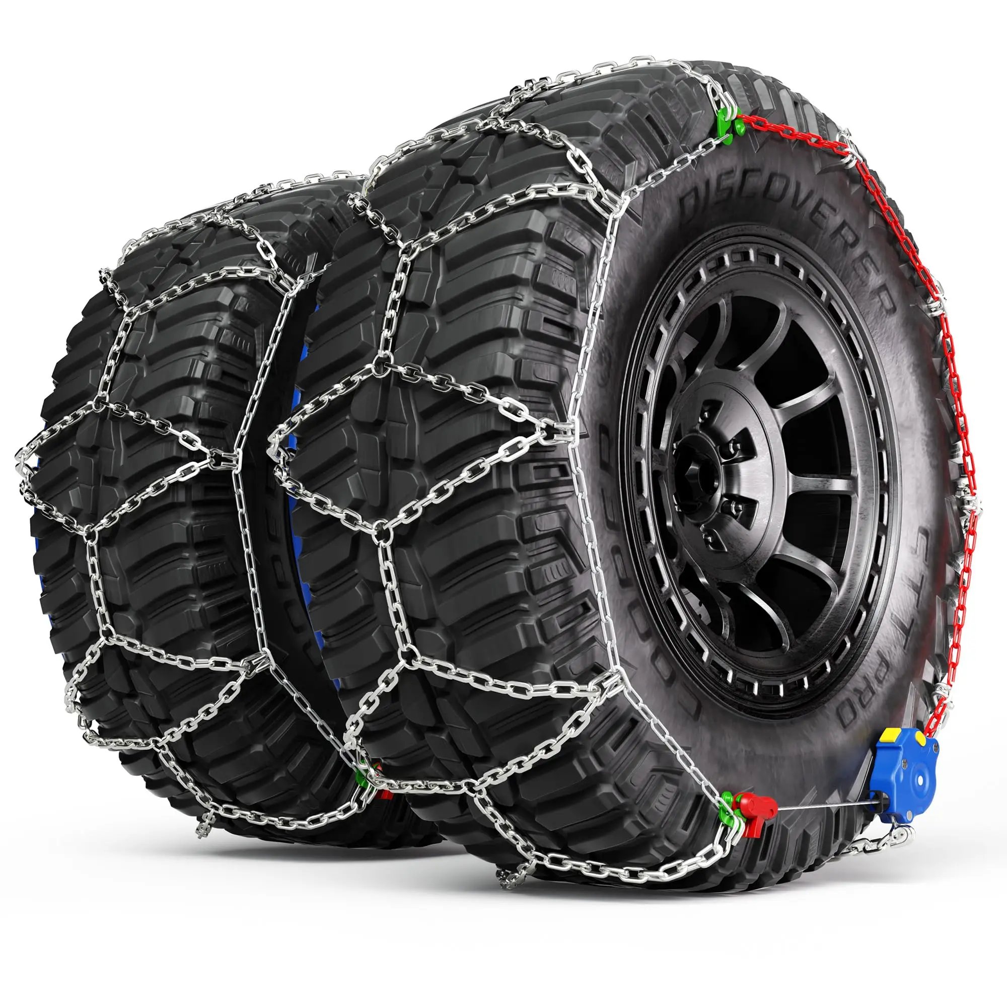 Universal Quick-Fit Snow Chains For Car Tires – Reusable Emergency Traction Set Of 2, Fits SUVs, Trucks & Passenger Vehicles
Universal Quick-Fit Snow Chains For Car Tires – Reusable Emergency Traction Set Of 2, Fits SUVs, Trucks & Passenger Vehicles