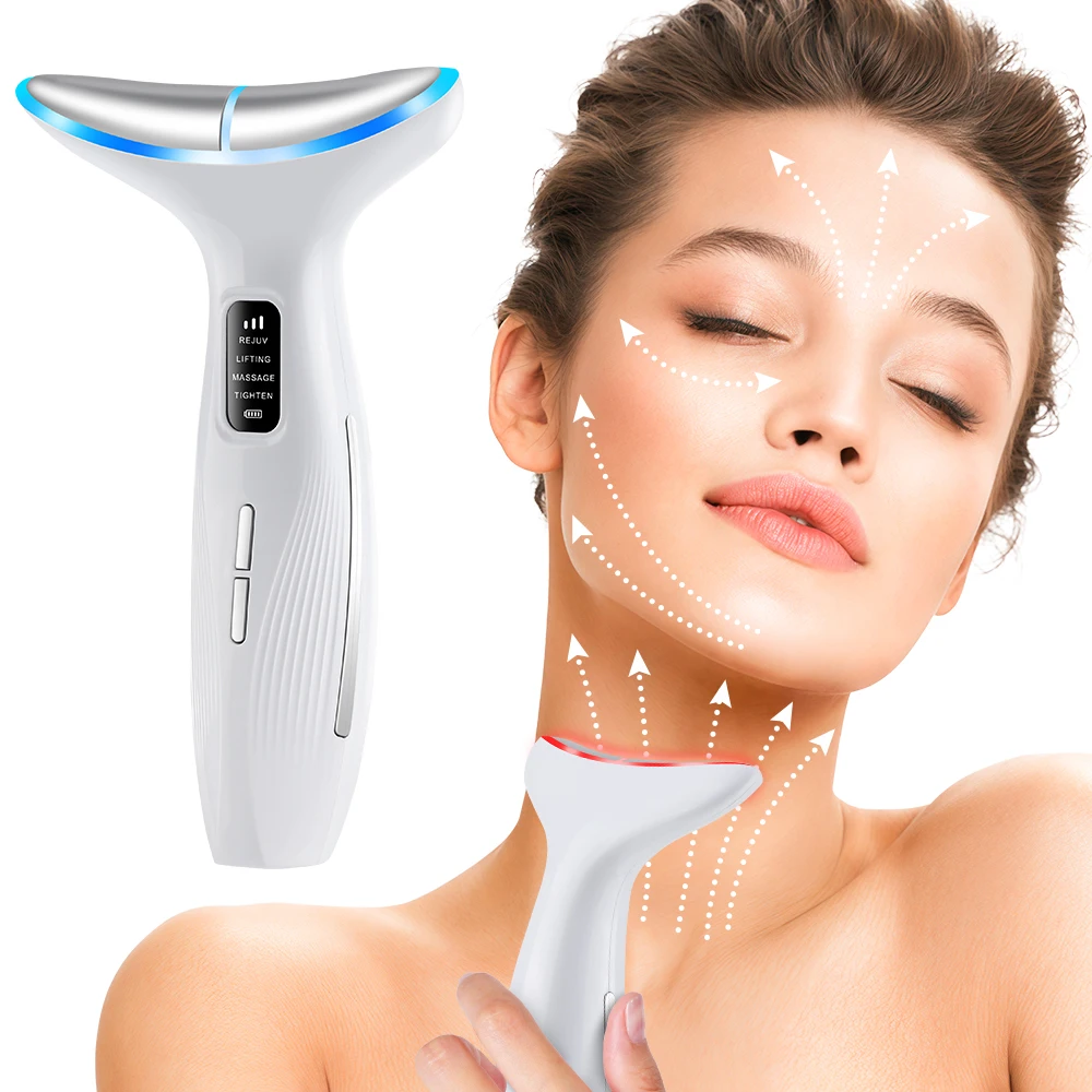 3 Modes Anti Wrinkle Facial Massager Neck Face Beauty Device Triple Combination Light Therapy Skin Tighten Facial Lift Device
3 Modes Anti Wrinkle Facial Massager Neck Face Beauty Device Triple Combination Light Therapy Skin Tighten Facial Lift Device