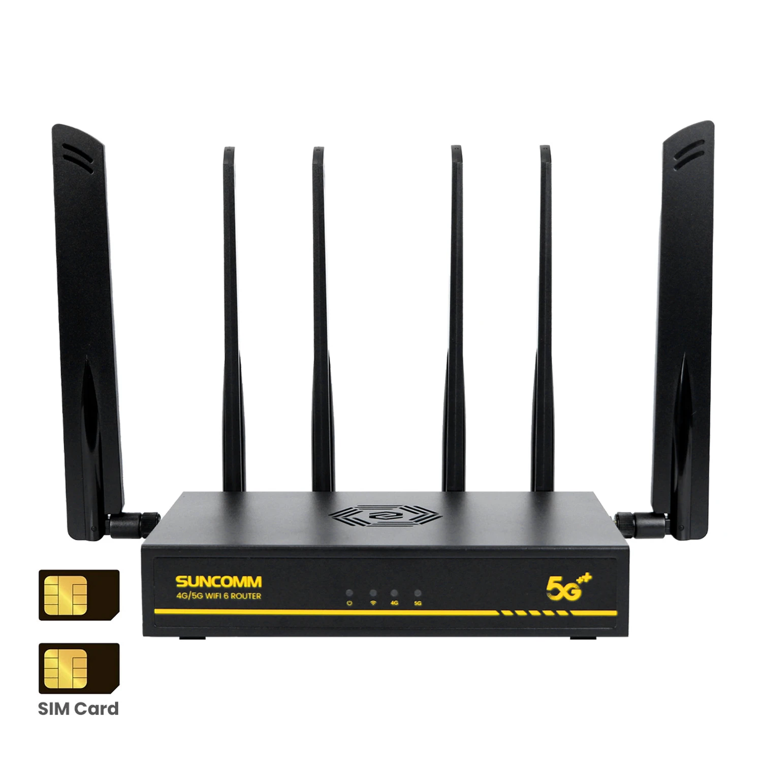 5G Wireless Router Qualcomm X62 Chipset AX3000 Dual Band WiFi6 Gigabit High Gain Antenna Portable Home Mobile WiFi Hotspot
5G Wireless Router Qualcomm X62 Chipset AX3000 Dual Band WiFi6 Gigabit High Gain Antenna Portable Home Mobile WiFi Hotspot