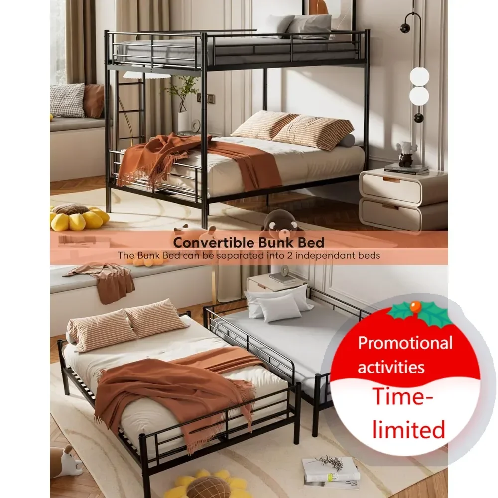 Hot salesFull Over Full Metal Bunk Bed for Kids, Convertible into 2 Separate Full Beds, Heavy Duty Bunk Bed Frame with High Guar
Hot salesFull Over Full Metal Bunk Bed for Kids, Convertible into 2 Separate Full Beds, Heavy Duty Bunk Bed Frame with High Guar