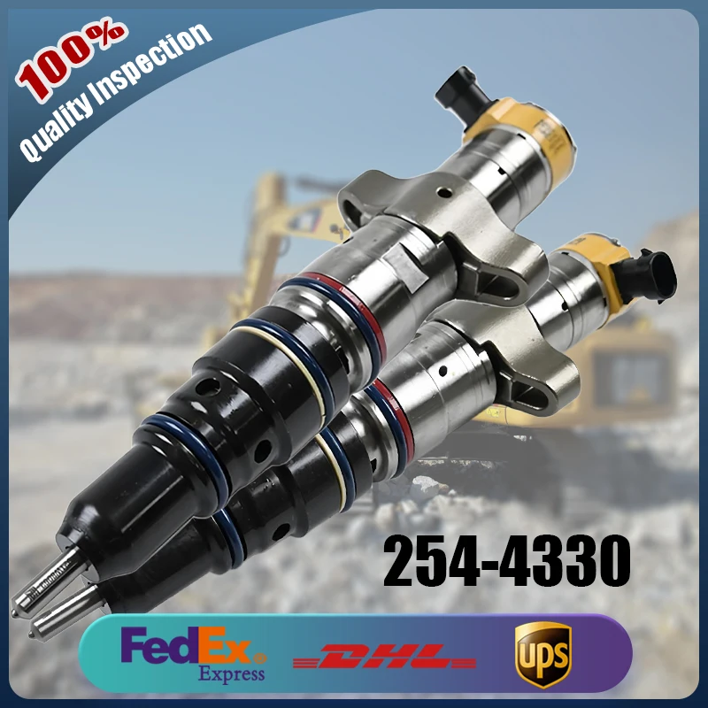 High Quality Fuel Common Rail Injector 254-4330 Suitable for Caterpillar C7 C9 336 Excavator Diesel Engine Parts
High Quality Fuel Common Rail Injector 254-4330 Suitable for Caterpillar C7 C9 336 Excavator Diesel Engine Parts