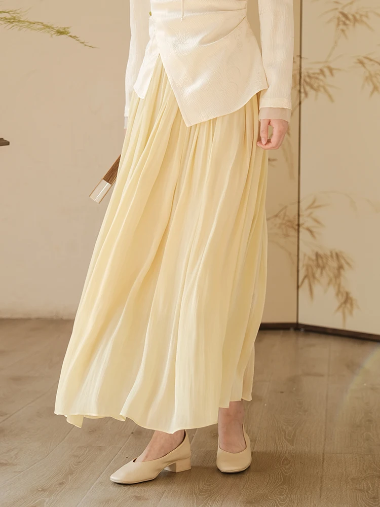 Shan Yuezhi New Chinese Style Spring 2026 Half-length Flowing Silk Women's Fairy Atmosphere Long Skirt Traditional National Z...
Shan Yuezhi New Chinese Style Spring 2026 Half-length Flowing Silk Women's Fairy Atmosphere Long Skirt Traditional National Z...