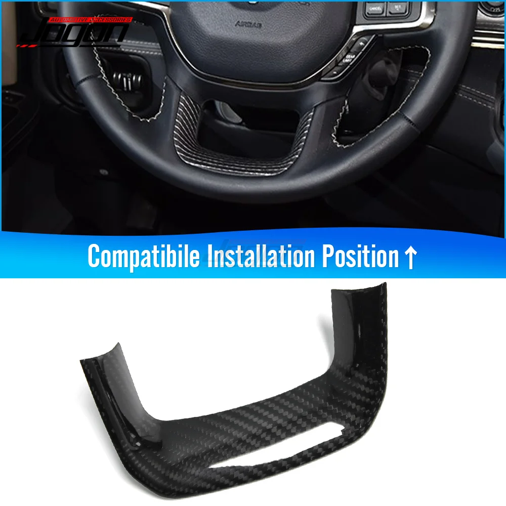 Real Dry Carbon Fiber Steering Wheel Decoration Cover Trim Sticker For Dodge Ram 1500 TRX 2019 2020 2021 Interior Accessories
Real Dry Carbon Fiber Steering Wheel Decoration Cover Trim Sticker For Dodge Ram 1500 TRX 2019 2020 2021 Interior Accessories