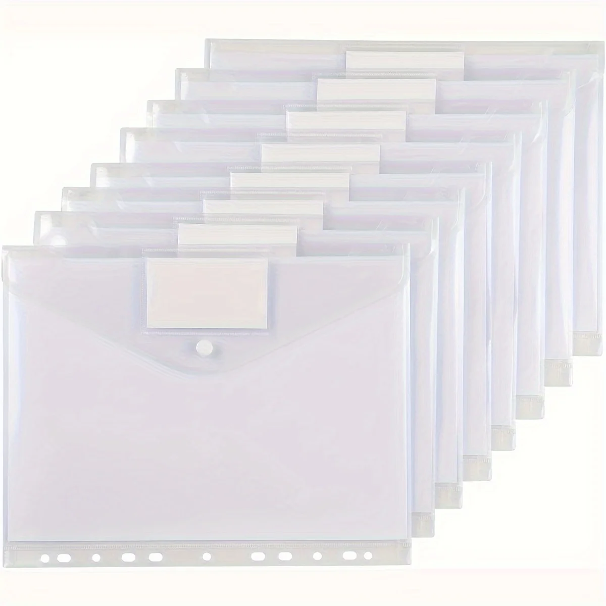 8pcs Plastic Envelopes Poly Envelope Folder, Letter Size/A4 Size, for School and Office Supplies
8pcs Plastic Envelopes Poly Envelope Folder, Letter Size/A4 Size, for School and Office Supplies