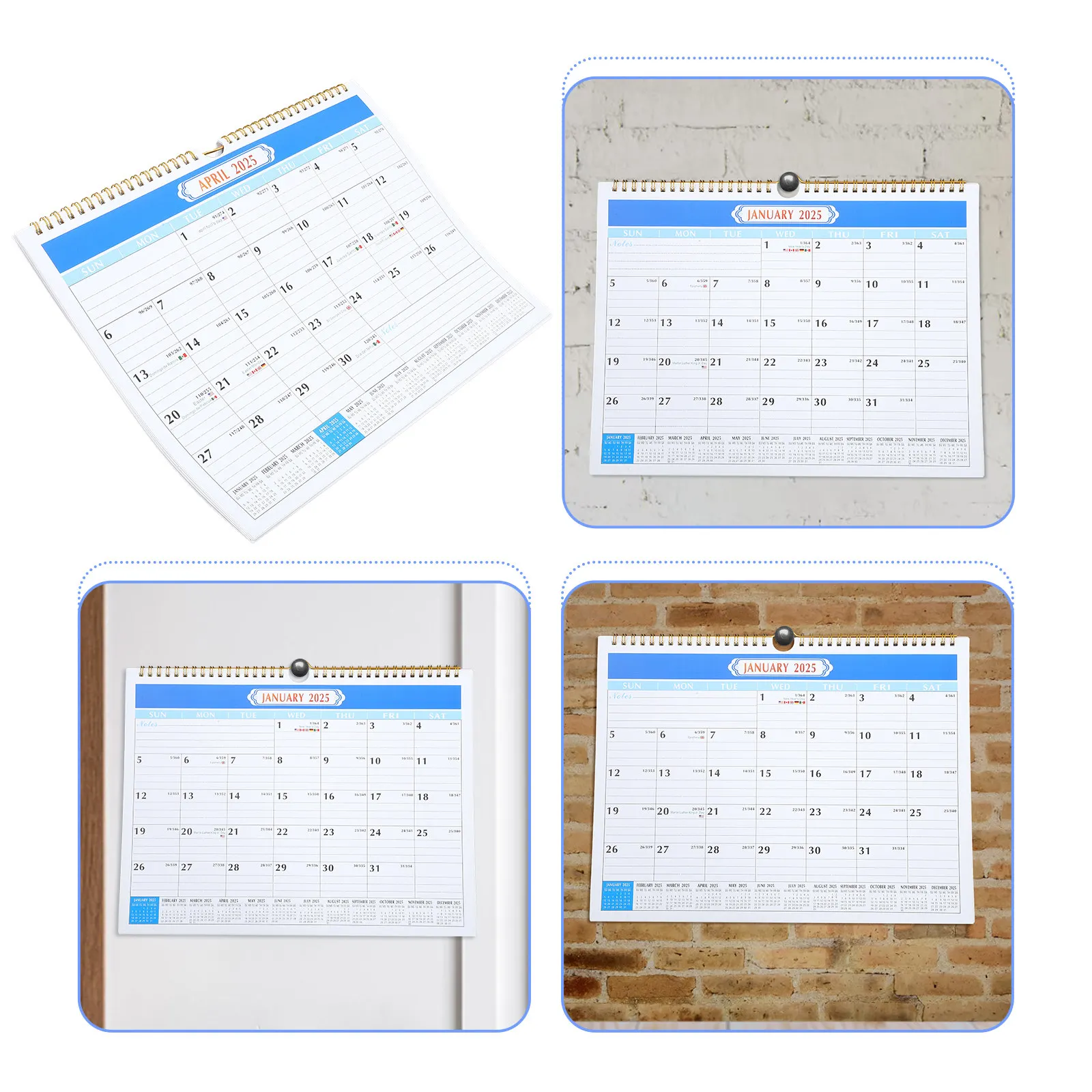 Wall Calendar Planner Simple Design Lightweight Sturdy Hanging Space-Saving Home Office Dorm Monthly Plan 2024
Wall Calendar Planner Simple Design Lightweight Sturdy Hanging Space-Saving Home Office Dorm Monthly Plan 2024