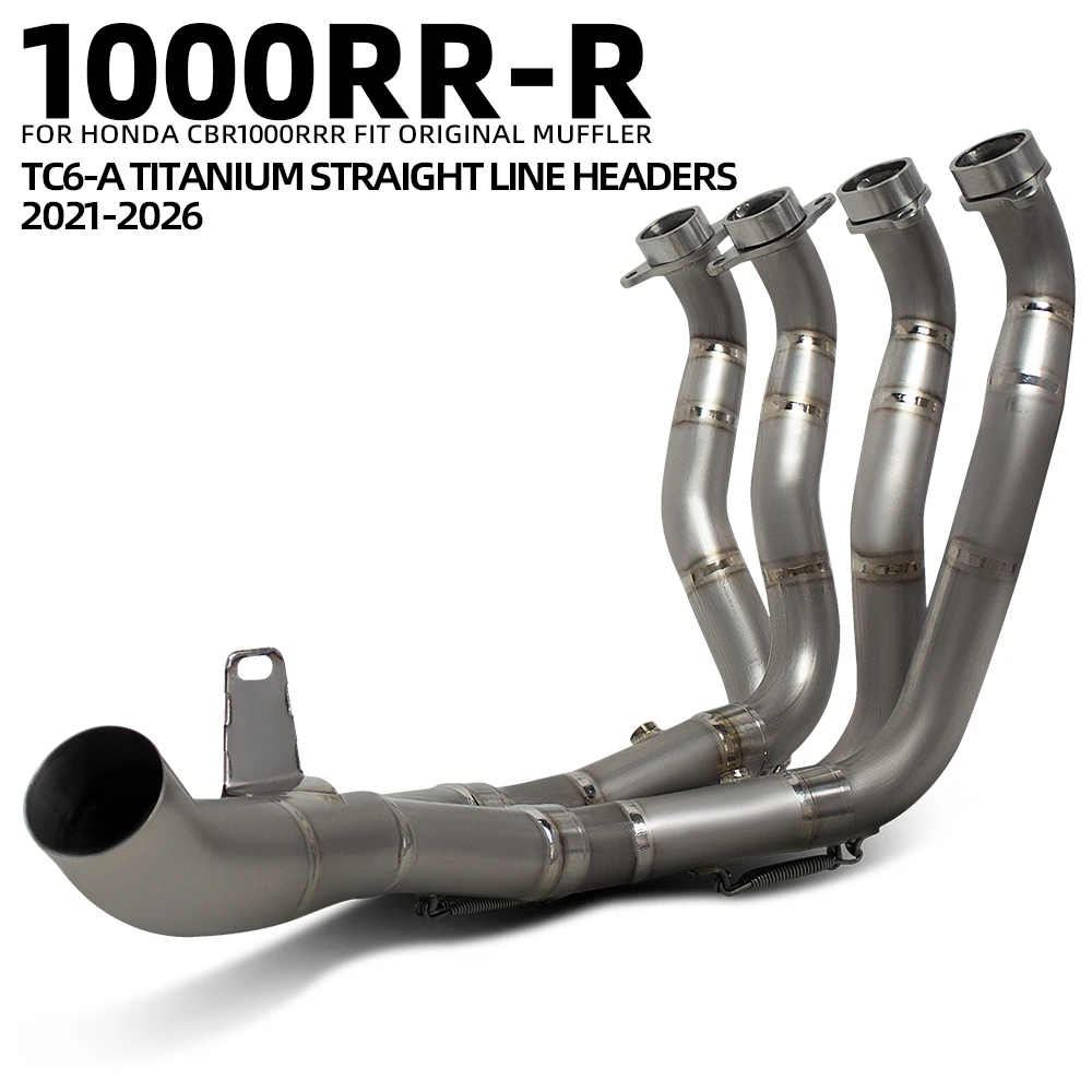 Full Kit Exhaust System for CBR1000 CBR1000RRR CBR1000RR-R FIRE BLADE 2022 2026 TC6 Titanium Headers Front Link Pipe Right Side
Full Kit Exhaust System for CBR1000 CBR1000RRR CBR1000RR-R FIRE BLADE 2022 2026 TC6 Titanium Headers Front Link Pipe Right Side