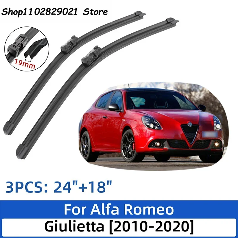 For Alfa Romeo Giulietta 2010-2020 24"+18"+14" Front Rear Wiper Blades Windshield Windscreen Window Cutter Accessories 2019 2020
For Alfa Romeo Giulietta 2010-2020 24"+18"+14" Front Rear Wiper Blades Windshield Windscreen Window Cutter Accessories 2019 2020