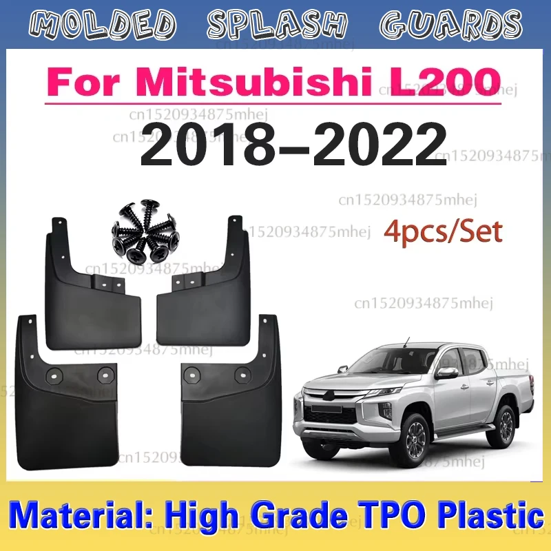 For Mitsubishi L200/triton/barbarian 2018 2019 2020 2021 2022 Fender Mudguard Mud Flaps Guard Splash Flap Mudguards Car 
For Mitsubishi L200/triton/barbarian 2018 2019 2020 2021 2022 Fender Mudguard Mud Flaps Guard Splash Flap Mudguards Car