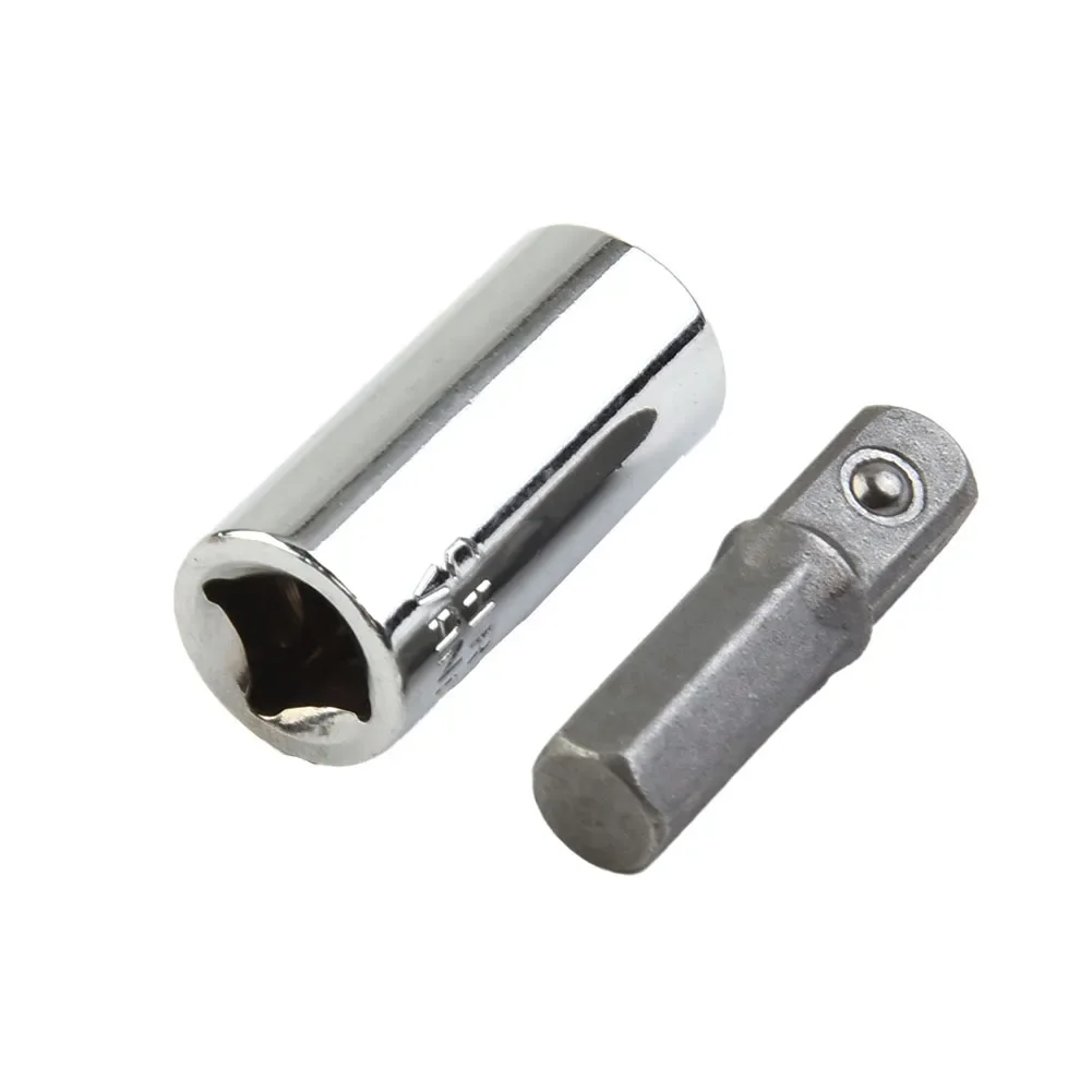 Drill Socket Adapter 1/4" Square Drive To 1/4" Hex Shank Adapter Converter Drilling Bit Driver Quick Load Adapter For Power Tool
Drill Socket Adapter 1/4" Square Drive To 1/4" Hex Shank Adapter Converter Drilling Bit Driver Quick Load Adapter For Power Tool