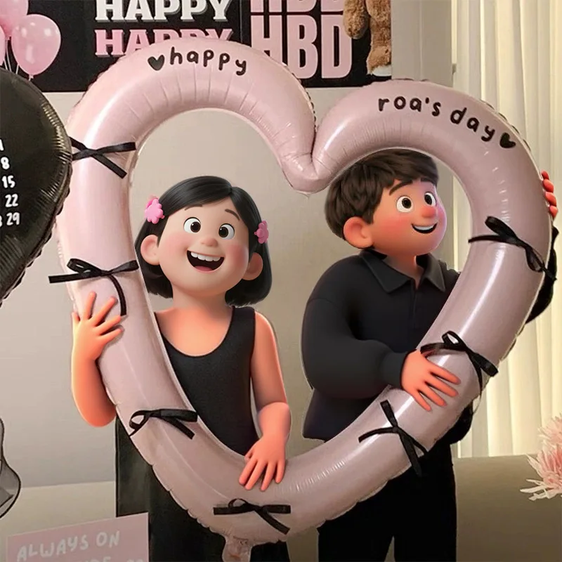 Heart Photo Frame Balloon with Bowknot Number Balloon for Happy Birthday Party Love Ballons Baby Shower Wedding Ballons Decorat
Heart Photo Frame Balloon with Bowknot Number Balloon for Happy Birthday Party Love Ballons Baby Shower Wedding Ballons Decorat