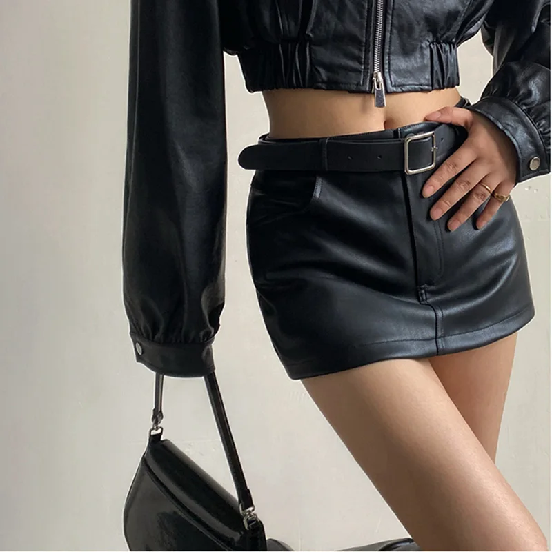 Women Fashion Real Sheepskin Leather Culottes Shorts Skirt Pocket A-line Sexy Mini silver Solid South Korean Fashion Mide Waist
Women Fashion Real Sheepskin Leather Culottes Shorts Skirt Pocket A-line Sexy Mini silver Solid South Korean Fashion Mide Waist