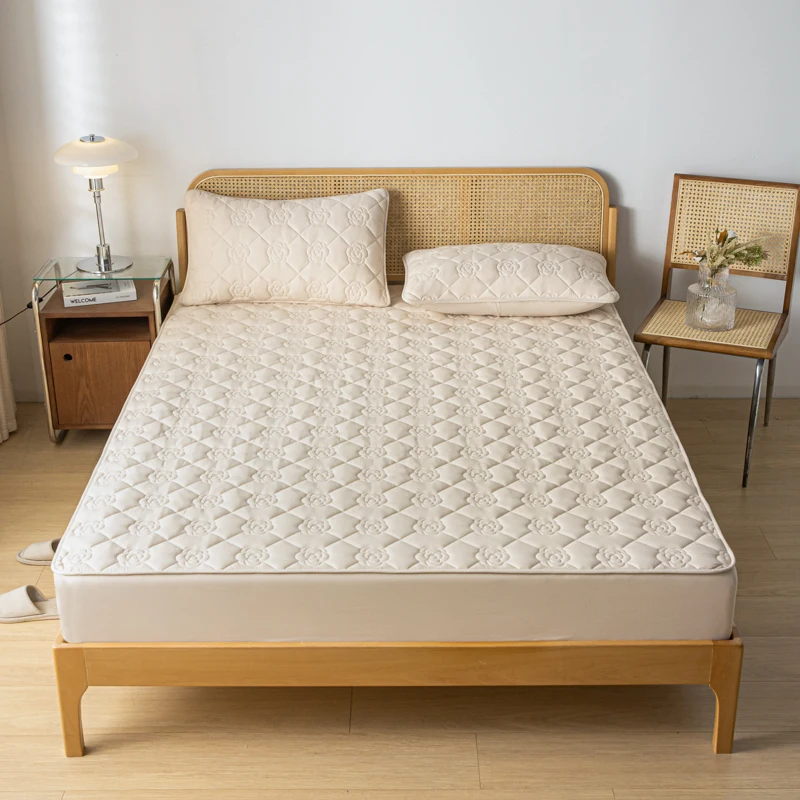 Waterproof Mattress Cover Thicken Quilted Fitted Cover Mattress Protector Queen Size Fit Sheet With Elastic Band Bed Cover
Waterproof Mattress Cover Thicken Quilted Fitted Cover Mattress Protector Queen Size Fit Sheet With Elastic Band Bed Cover