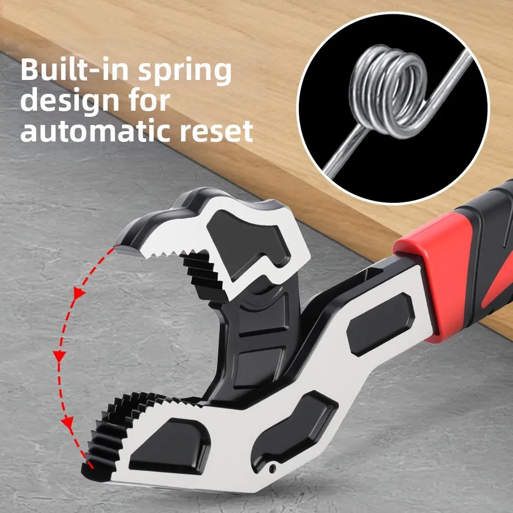 1 шт. регулируемый ключ, трехсторонний зубчатый ключ, саморегулирующийся ключ для стальных труб для автомобиля, ремонта сантехники, ручной инструмент
1 шт. регулируемый ключ, трехсторонний зубчатый ключ, саморегулирующийся ключ для стальных труб для автомобиля, ремонта сантехники, ручной инструмент