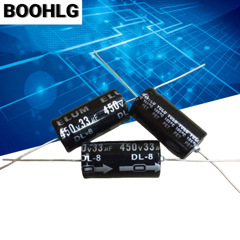 5PCS 33UF 450V Horizontal Axial Polarized Aluminum Electrolytic Capacitor 16x32mm High Voltage Circuit Component
5PCS 33UF 450V Horizontal Axial Polarized Aluminum Electrolytic Capacitor 16x32mm High Voltage Circuit Component