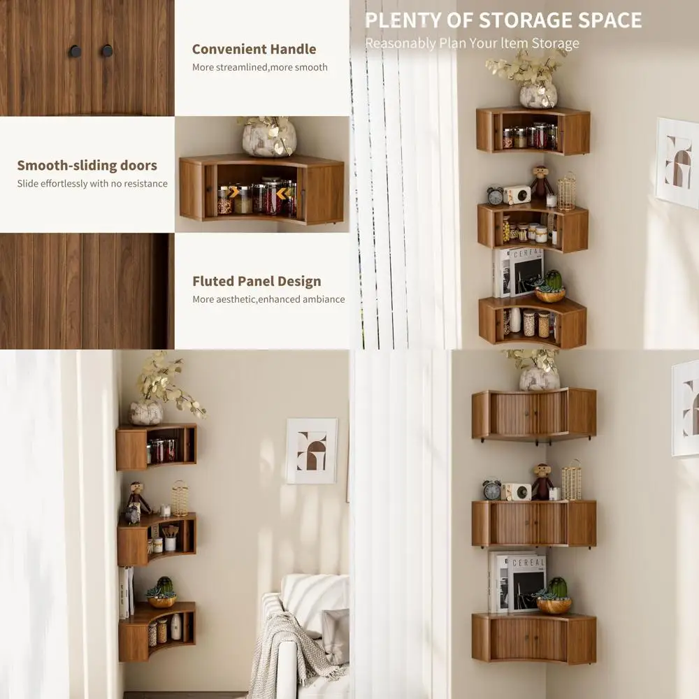 Набор из 3-х плавающих полок с раздвижными дверцами, подходит для гостиной, спальни или офиса, отделка под орех, ширина 15,74 дюйма
Набор из 3-х плавающих полок с раздвижными дверцами, подходит для гостиной, спальни или офиса, отделка под орех, ширина 15,74 дюйма