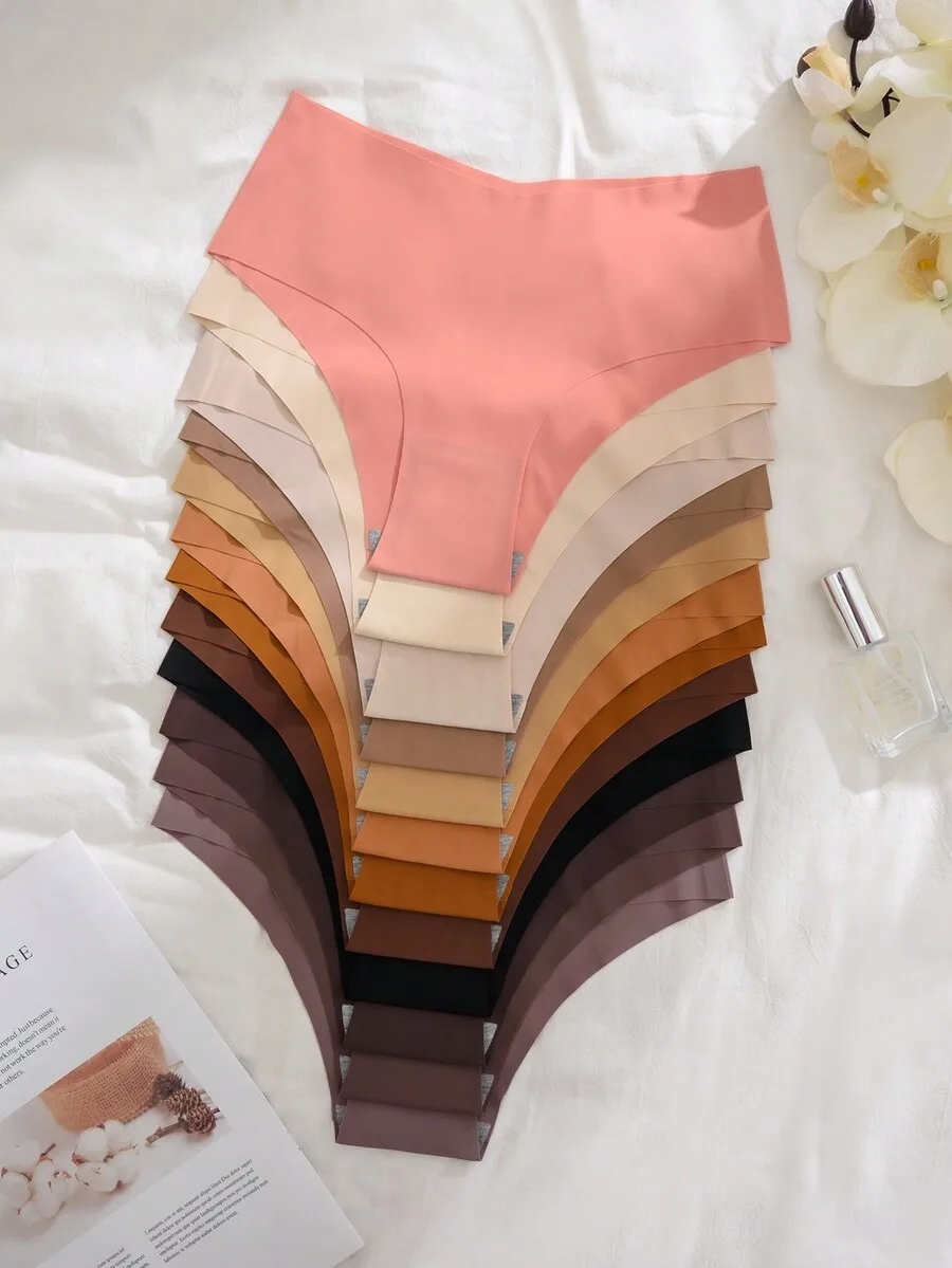 12pcs Solid Color Seamless Comfortable Triangle Underwear
12pcs Solid Color Seamless Comfortable Triangle Underwear