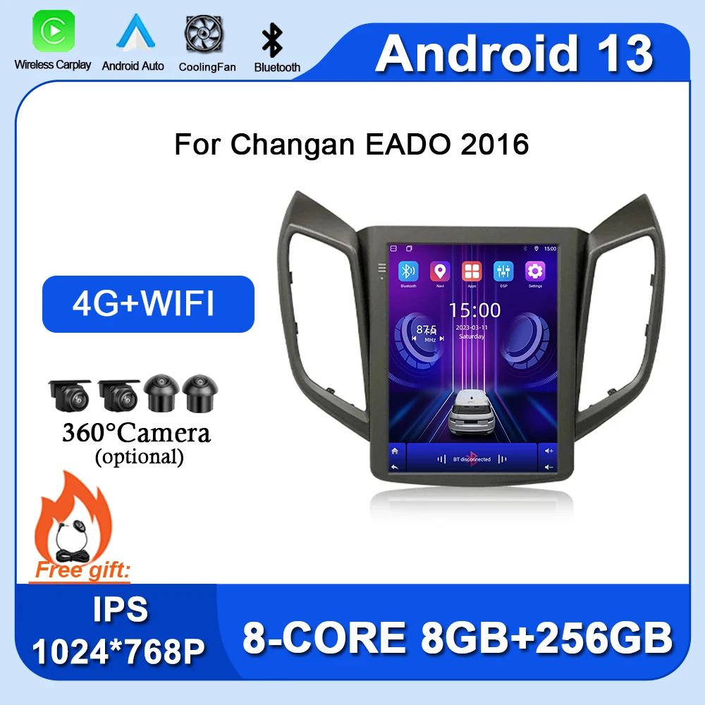 Автомобильный радиоприемник для Changan EADO 2016 мультимедийный видеоплеер навигация GPS беспроводной Carplay Android 13 система Авторадио Bluetooth
Автомобильный радиоприемник для Changan EADO 2016 мультимедийный видеоплеер навигация GPS беспроводной Carplay Android 13 система Авторадио Bluetooth