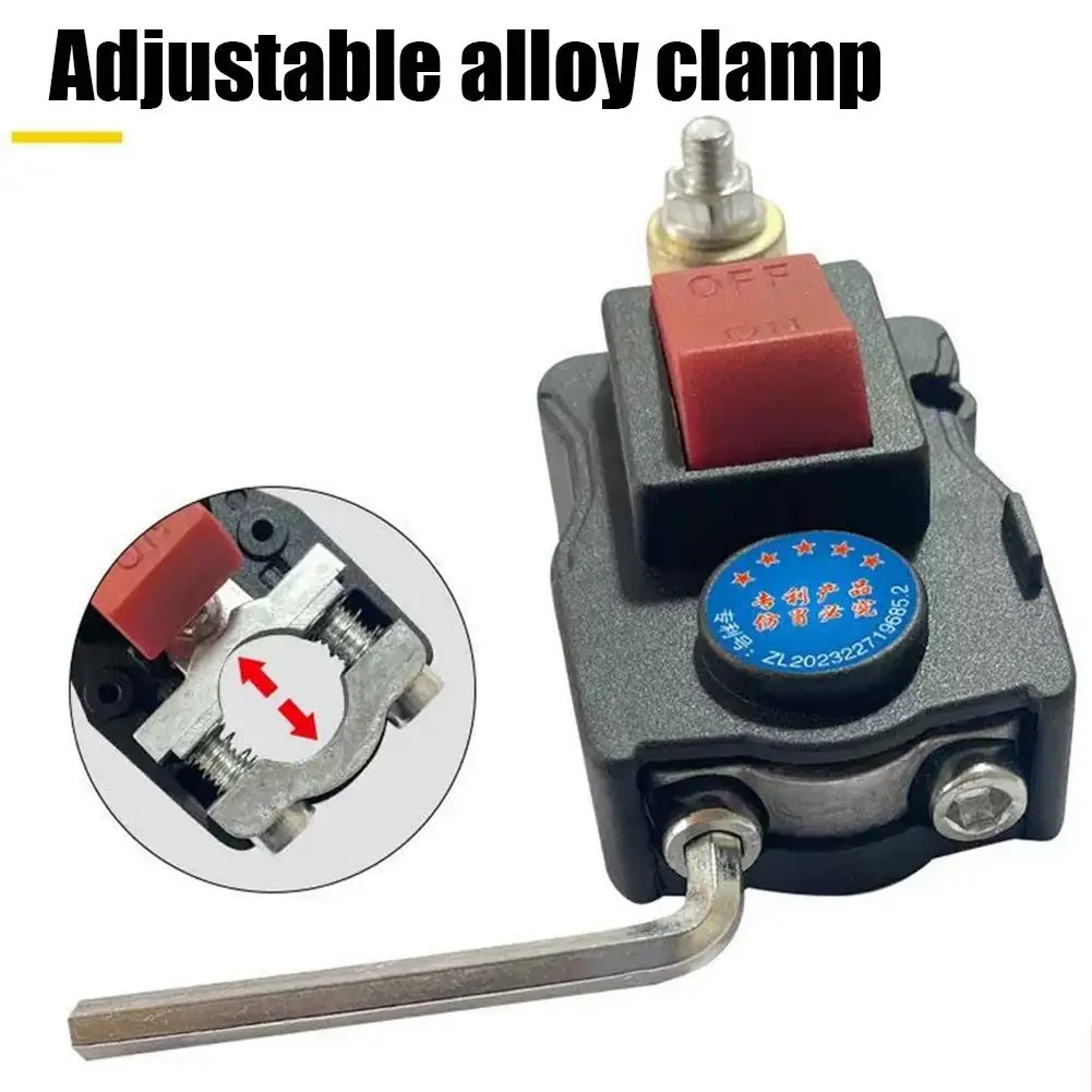 12V 24V Battery Disconnect Switch with Digital Voltmeter Universal Positive Negative Pole Installation Pure Copper Terminals
12V 24V Battery Disconnect Switch with Digital Voltmeter Universal Positive Negative Pole Installation Pure Copper Terminals