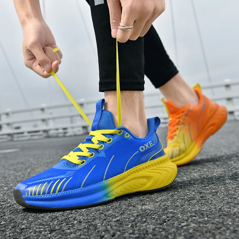 Fitness Outdoor Sneakers Men Women Rotary Buckle Thick Sole Shock Absorbing Racing Training Walking Shoes
Fitness Outdoor Sneakers Men Women Rotary Buckle Thick Sole Shock Absorbing Racing Training Walking Shoes