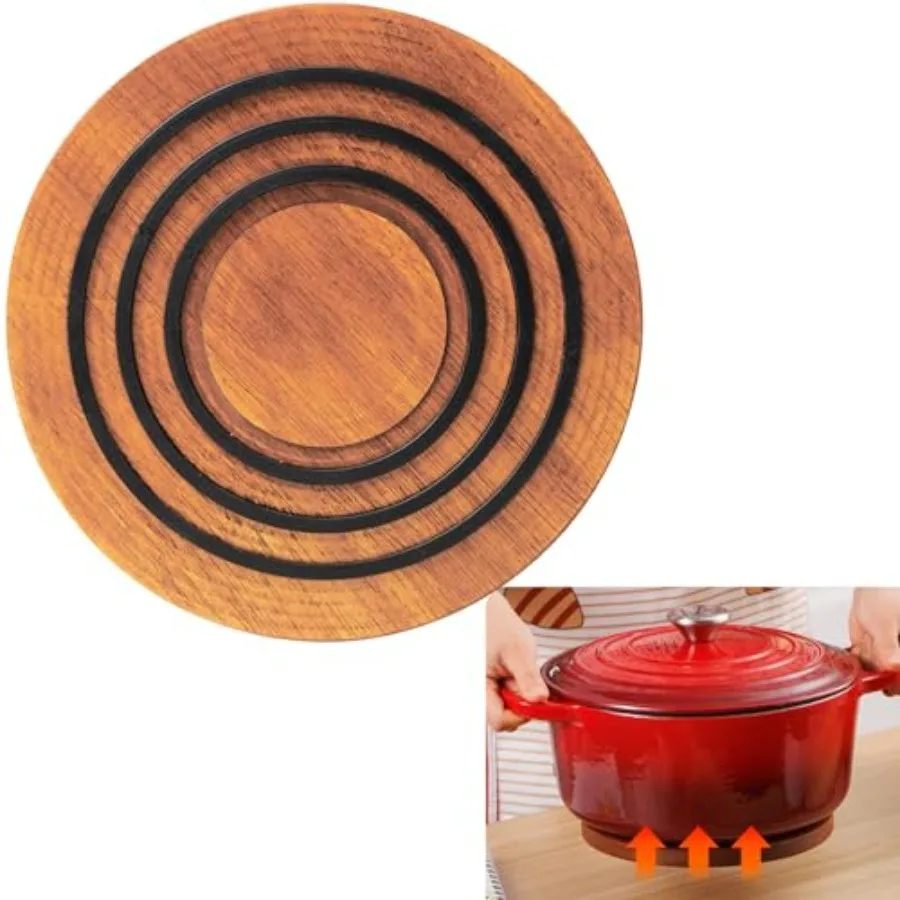 Магнитный деревянный поднос, 8-дюймовая деревянная подставка из акации, орехового дерева, совместимая с le Creuset, чугунными голландскими духовками, зубчатым магнитным деревом Ki
Магнитный деревянный поднос, 8-дюймовая деревянная подставка из акации, орехового дерева, совместимая с le Creuset, чугунными голландскими духовками, зубчатым магнитным деревом Ki
