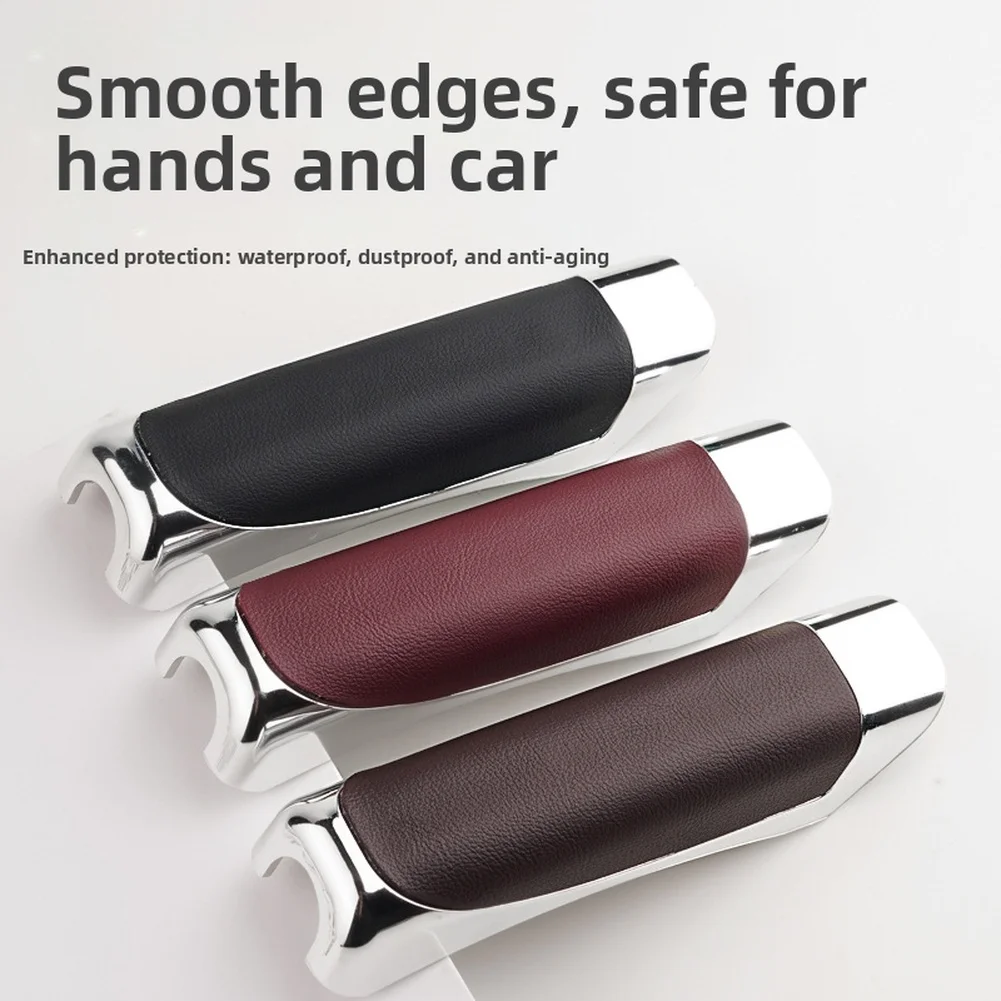 Крышка ручного тормоза с текстурой ABS и кожи для надежного захвата и защиты компонентов салона автомобиля.
Крышка ручного тормоза с текстурой ABS и кожи для надежного захвата и защиты компонентов салона автомобиля.