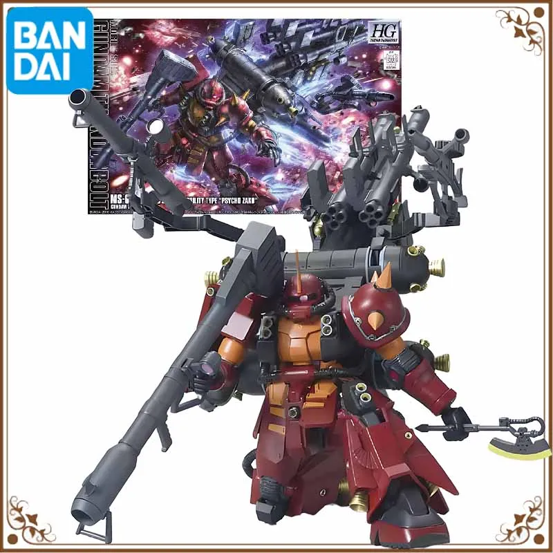 Bandai Original GUNDAM HG 1/144 MS-06R ZAKU Anime Action Figure Assembly Model Toys Collectible Model
Bandai Original GUNDAM HG 1/144 MS-06R ZAKU Anime Action Figure Assembly Model Toys Collectible Model