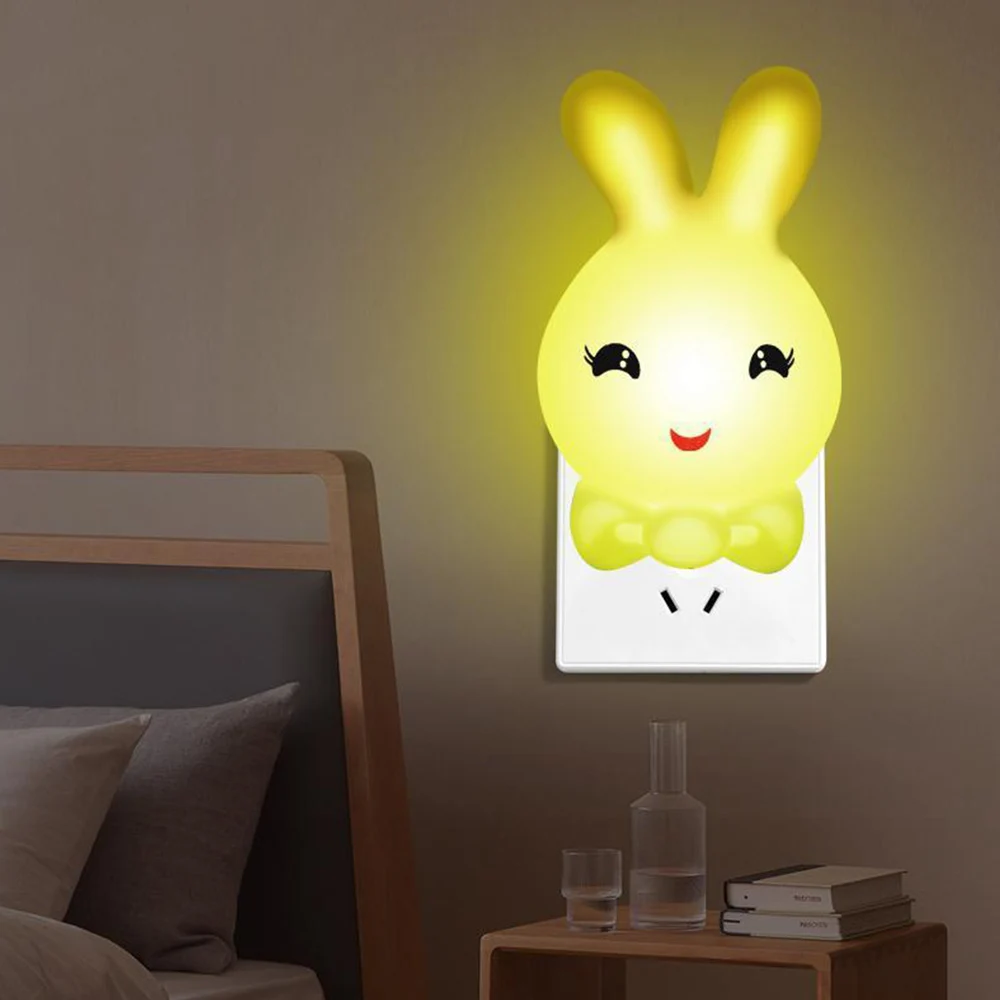 Cartoon Rabbit Lamp LED Plug-in Wall Lights Bedside Night Light for Kids Babys Children Bedroom Room Sleep Night Lighting Decor
Cartoon Rabbit Lamp LED Plug-in Wall Lights Bedside Night Light for Kids Babys Children Bedroom Room Sleep Night Lighting Decor
