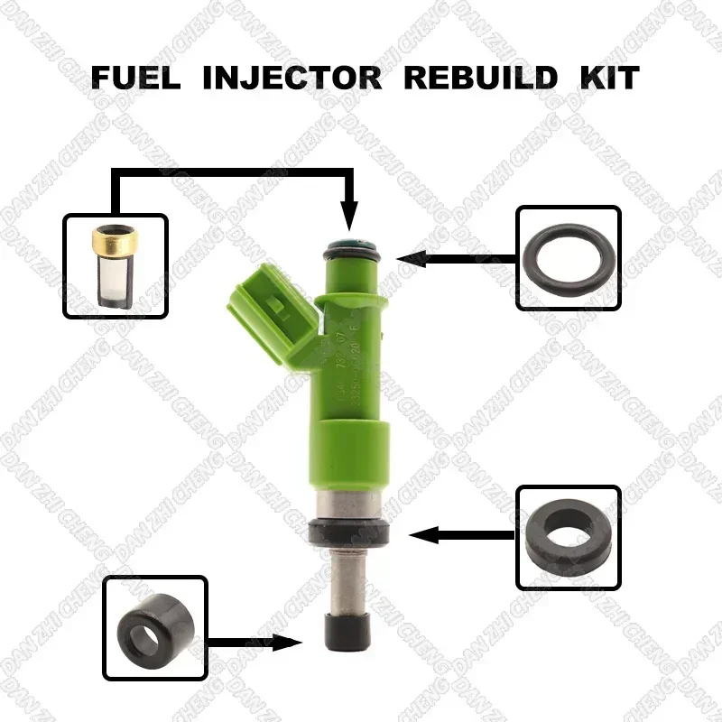 Fuel Injectors Seals O-Ring Repair Filters for Toyota Hilux Vigo 2TRFE Land Cruiser Lexus 23250-0c020 23209-0c020
Fuel Injectors Seals O-Ring Repair Filters for Toyota Hilux Vigo 2TRFE Land Cruiser Lexus 23250-0c020 23209-0c020