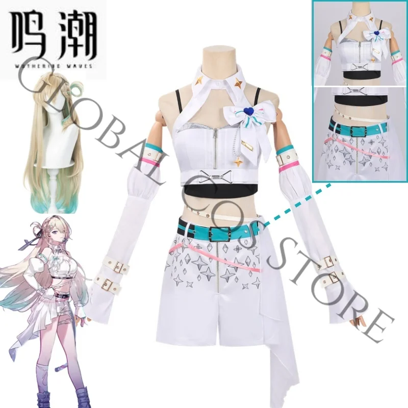 Game Wuthering Waves Solar5 Lynae Cosplay Costume Cute Star Idol Stage Perfromance Set for Carnival Halloween Party Roleplay
Game Wuthering Waves Solar5 Lynae Cosplay Costume Cute Star Idol Stage Perfromance Set for Carnival Halloween Party Roleplay