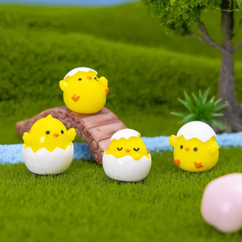 Creative cartoon micro landscape broken shell chicken small ornament home decoration craft doll house resin DIY niche ornament
Creative cartoon micro landscape broken shell chicken small ornament home decoration craft doll house resin DIY niche ornament