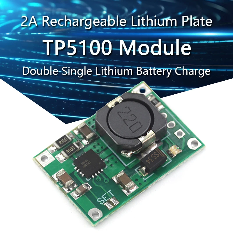 TP5100 double single lithium battery charge management compatible 2A rechargeable lithium plate
TP5100 double single lithium battery charge management compatible 2A rechargeable lithium plate