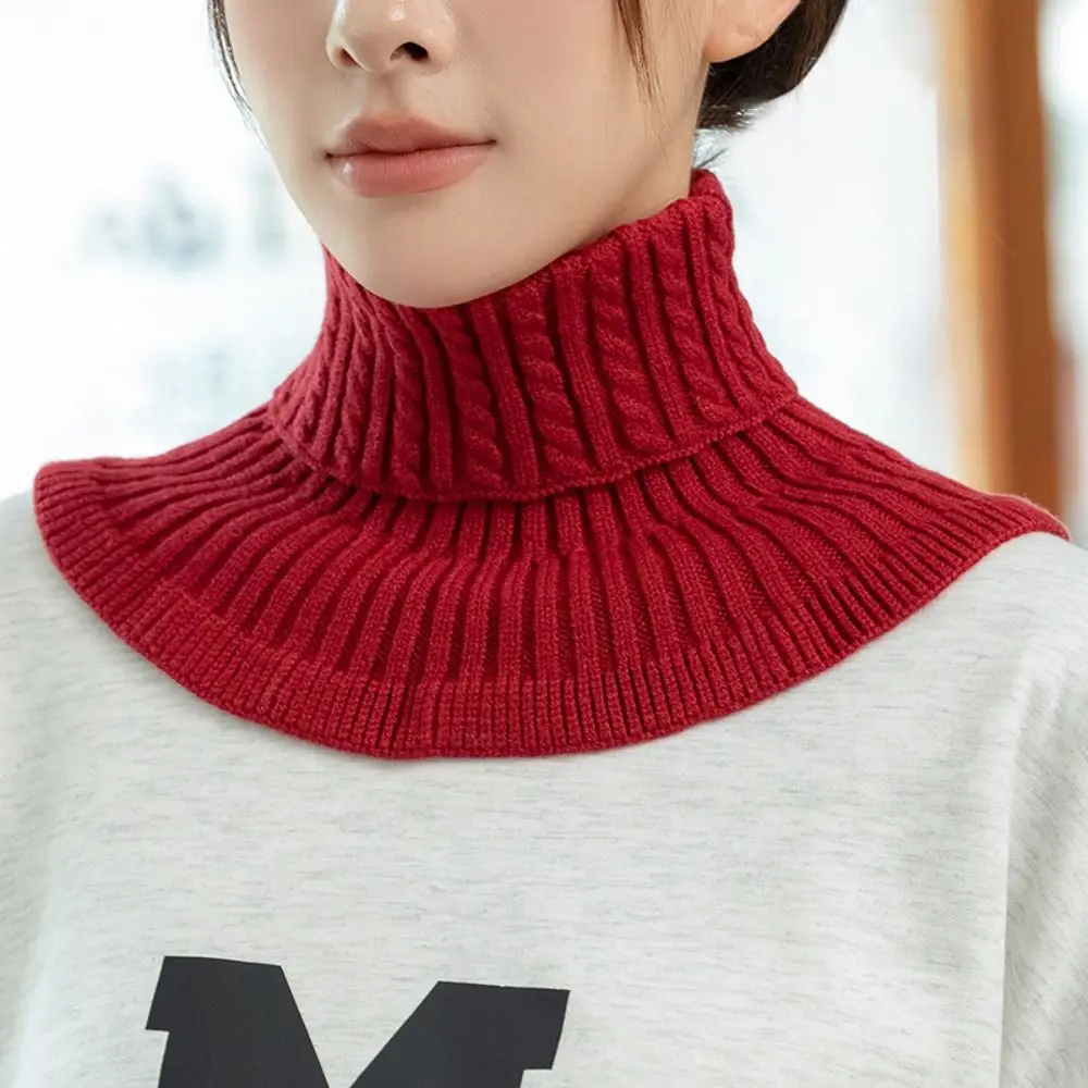 Ribbed Turtleneck Fake Collar Solid Color Wraps Winter Shawl Knitted Bib Clothes Decoration Accessories Warm Scarf Wool Scarf
Ribbed Turtleneck Fake Collar Solid Color Wraps Winter Shawl Knitted Bib Clothes Decoration Accessories Warm Scarf Wool Scarf