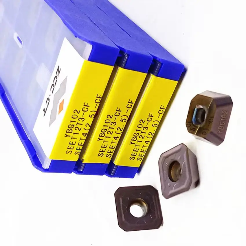 SEET12T3-CF YBG202/SEET12T3-CF YBG102/SEET12T3-CF YBD152/SEET12T3-CF YD201 SEET12T3-CF ZCC.CT CNC carbide inserts 10pcs/box
SEET12T3-CF YBG202/SEET12T3-CF YBG102/SEET12T3-CF YBD152/SEET12T3-CF YD201 SEET12T3-CF ZCC.CT CNC carbide inserts 10pcs/box