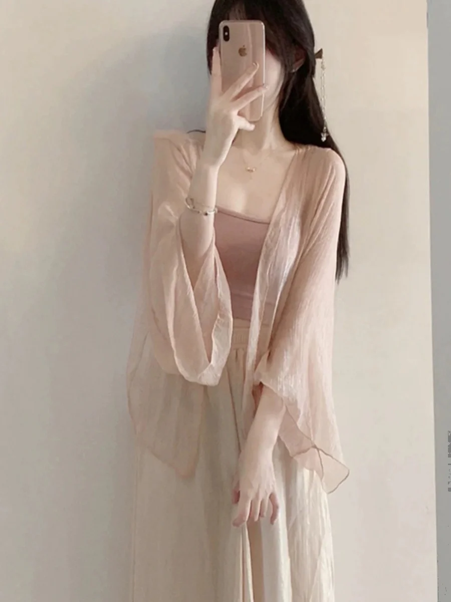 New Summer Chinese Style Hanfu Dress Two-Piece Set Women's Miniature Version Improved Version Hanfu Gown Korean Commute Style
New Summer Chinese Style Hanfu Dress Two-Piece Set Women's Miniature Version Improved Version Hanfu Gown Korean Commute Style