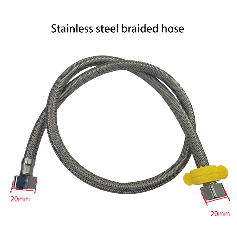 304 stainless steel wire braided hose matching water heater, bathroom high-pressure hose, hot and cold water pipe faucet
304 stainless steel wire braided hose matching water heater, bathroom high-pressure hose, hot and cold water pipe faucet