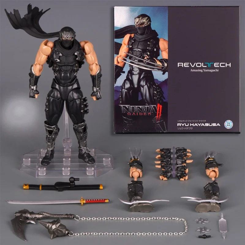 Коллекционная подвижная фигурка Revoltech Yamaguchi Ninja Gaiden Рю Хаябуса, масштабная модель, украшение, подарок на день рождения
Коллекционная подвижная фигурка Revoltech Yamaguchi Ninja Gaiden Рю Хаябуса, масштабная модель, украшение, подарок на день рождения