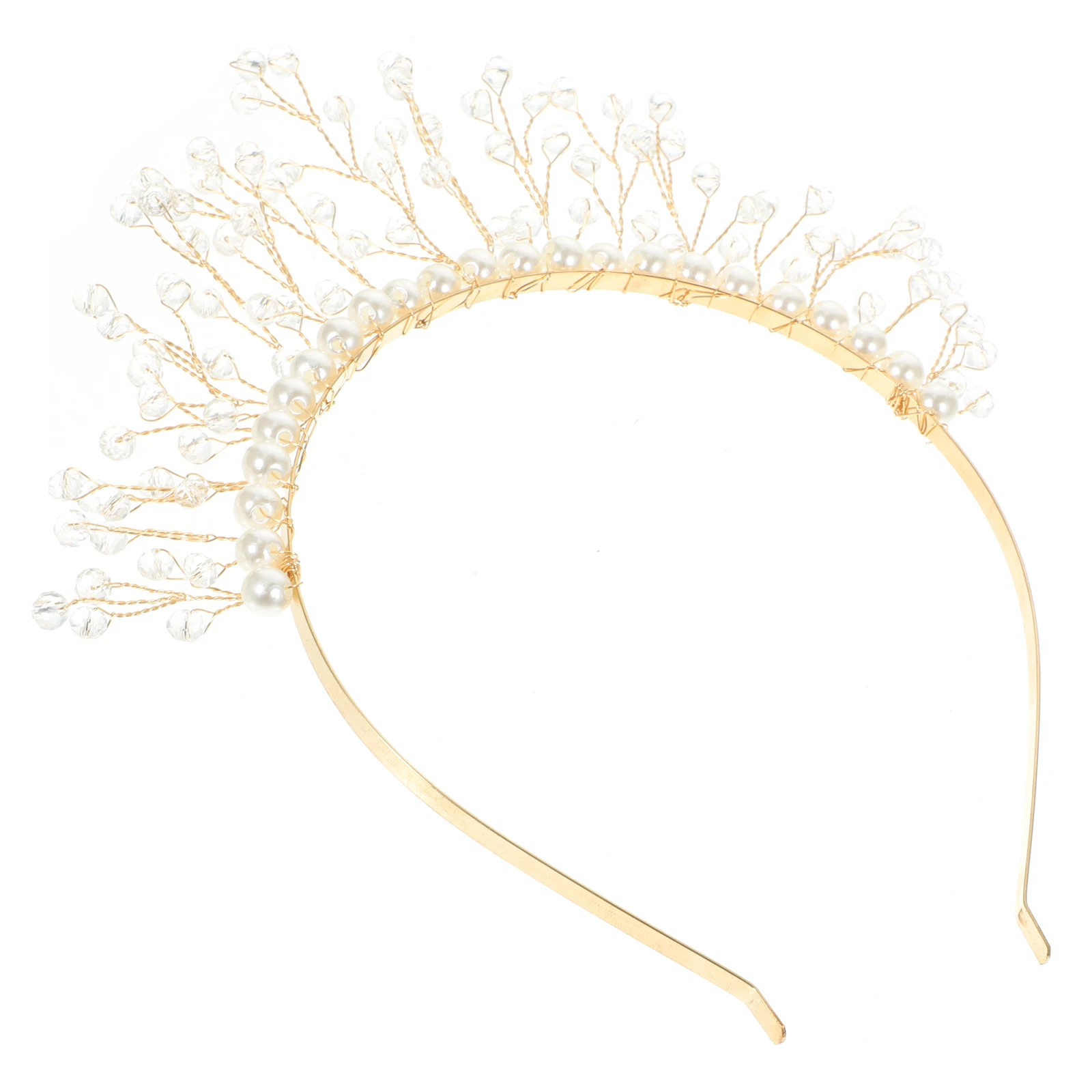 Crystal Pearl Headb Gold Women Girl Hair Accessory Wedding Bridal Party Banquet Ceremony Safe Material Long Serving Time
Crystal Pearl Headb Gold Women Girl Hair Accessory Wedding Bridal Party Banquet Ceremony Safe Material Long Serving Time