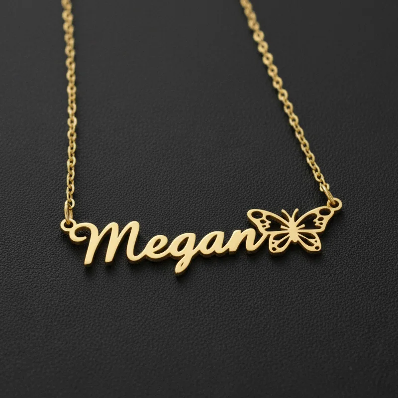 Ожерелье с бабочкой на заказ для женщин, персонализированное 18-каратное позолоченное ожерелье с именем, колье из нержавеющей стали, свадебные украшения, подарок
Ожерелье с бабочкой на заказ для женщин, персонализированное 18-каратное позолоченное ожерелье с именем, колье из нержавеющей стали, свадебные украшения, подарок