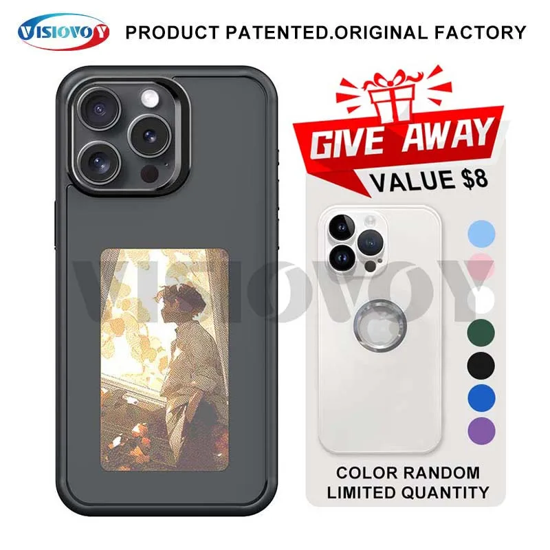 Four Colors Screen NFC Sensing Phone Cases For Iphone 15 14 13 Pro Max DIY Cases E Ink Screen Phone Covers Cartoon boys Fundas
Four Colors Screen NFC Sensing Phone Cases For Iphone 15 14 13 Pro Max DIY Cases E Ink Screen Phone Covers Cartoon boys Fundas