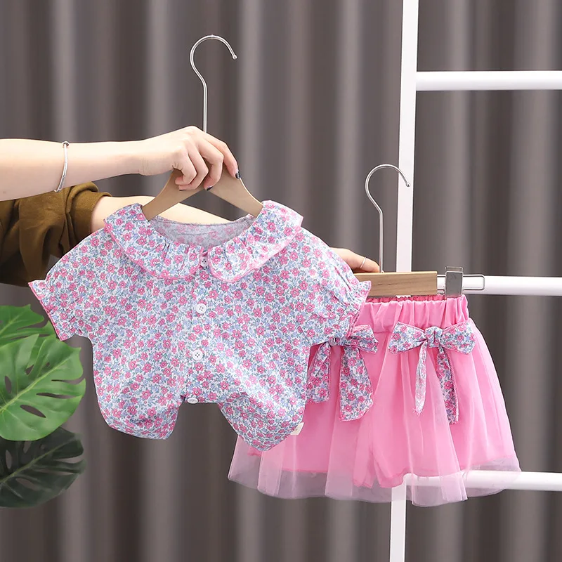 Baby girl summer clothes outfits sets floral shirt + bow culottes suit for toddler girls baby clothing 1st birthday sets
Baby girl summer clothes outfits sets floral shirt + bow culottes suit for toddler girls baby clothing 1st birthday sets